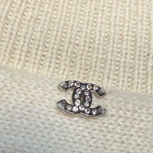 Chanel Cream Cashmere Tunic Sweater