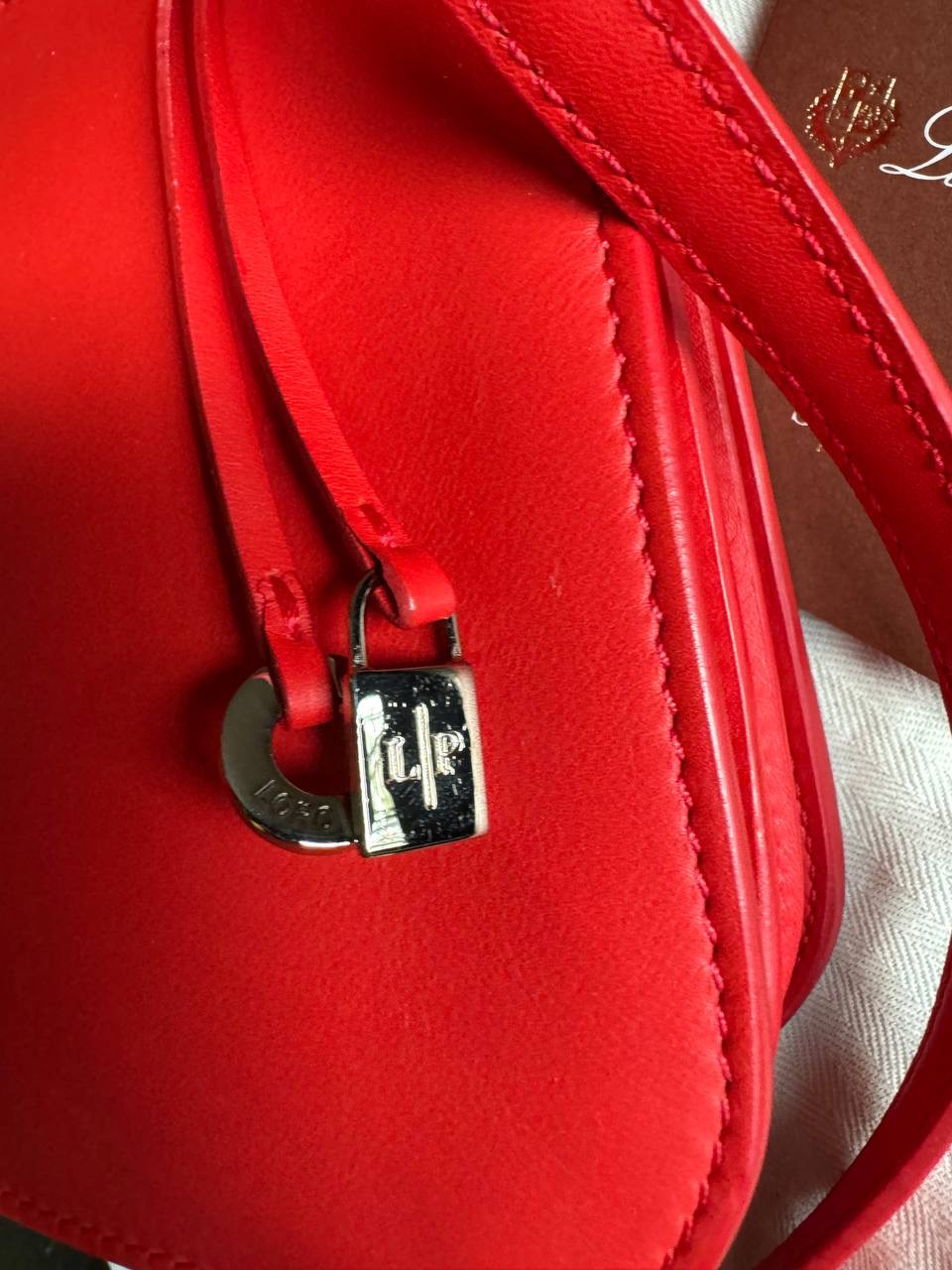 Loro Piana Leather Crossbody Bag - Image 2