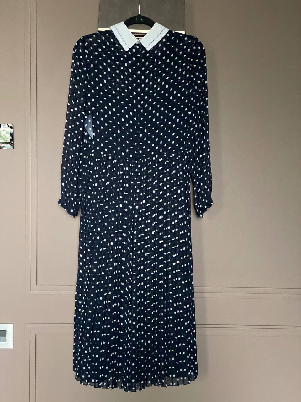 Christian Dior Star Print Silk Dress