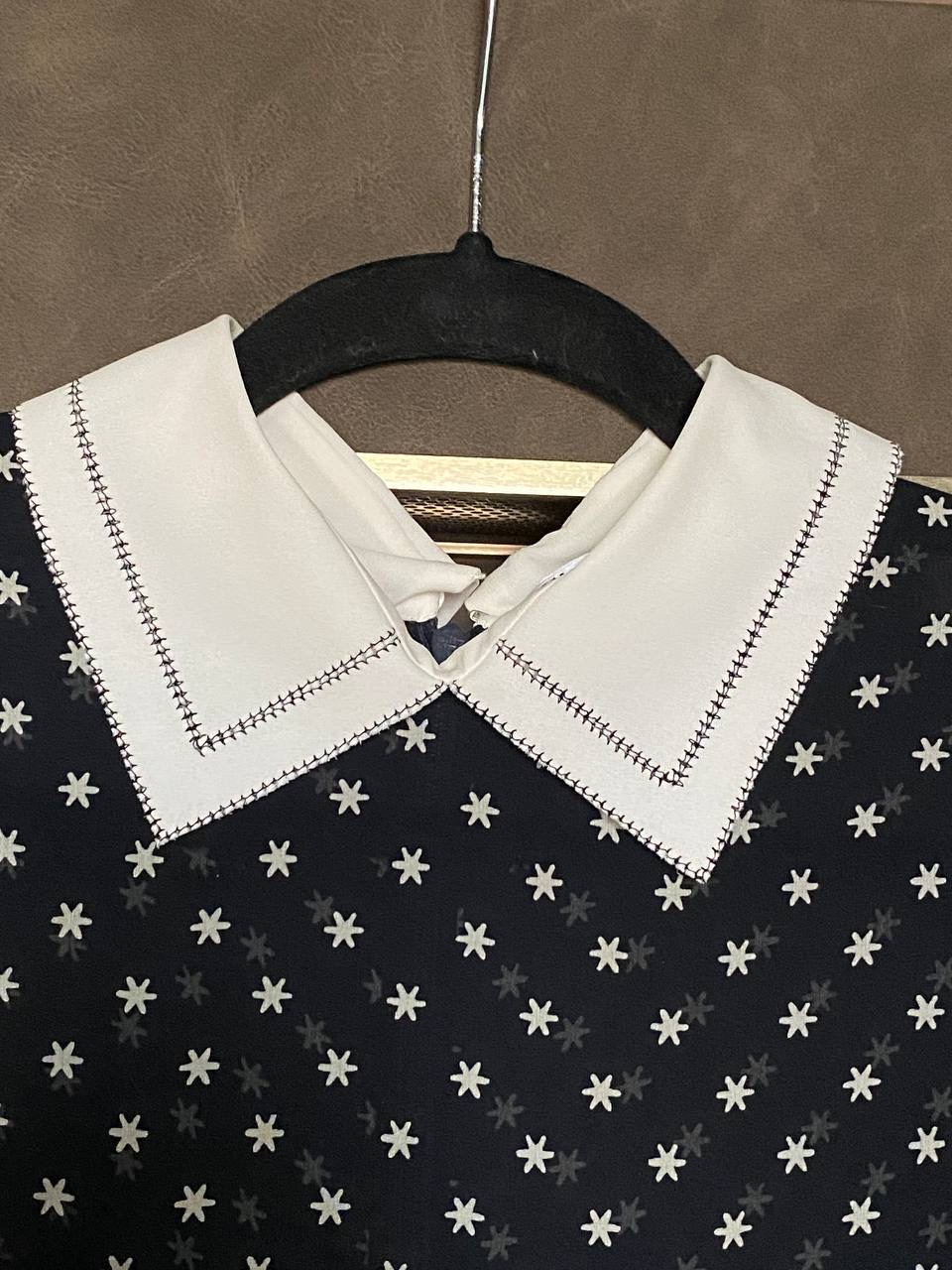 Christian Dior Star Print Silk Dress - Image 3