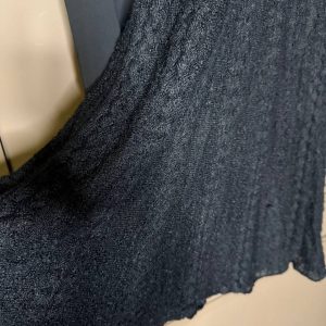 Chanel Navy Blue Lace Dress